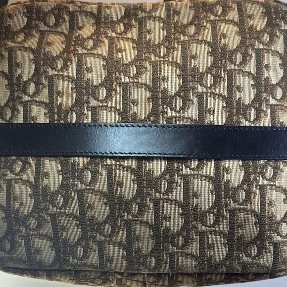 Christian Dior Modele Exclusif Diorissimo Leather Trim Trotter Shoulder Bag EUC - Picture 10 of 16